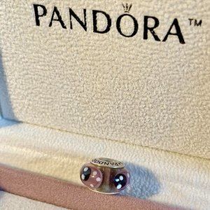 PANDORA 👑 Moments, Purple Glass Ladybird Charm